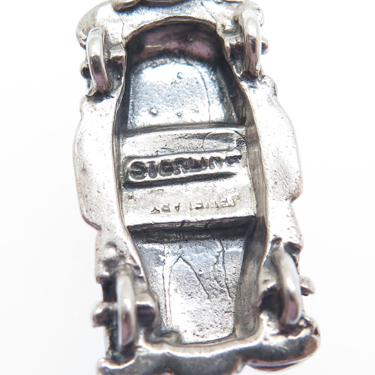 JEWELART 925 Sterling Silver Vintage Cabriolet Car Charm Pendant