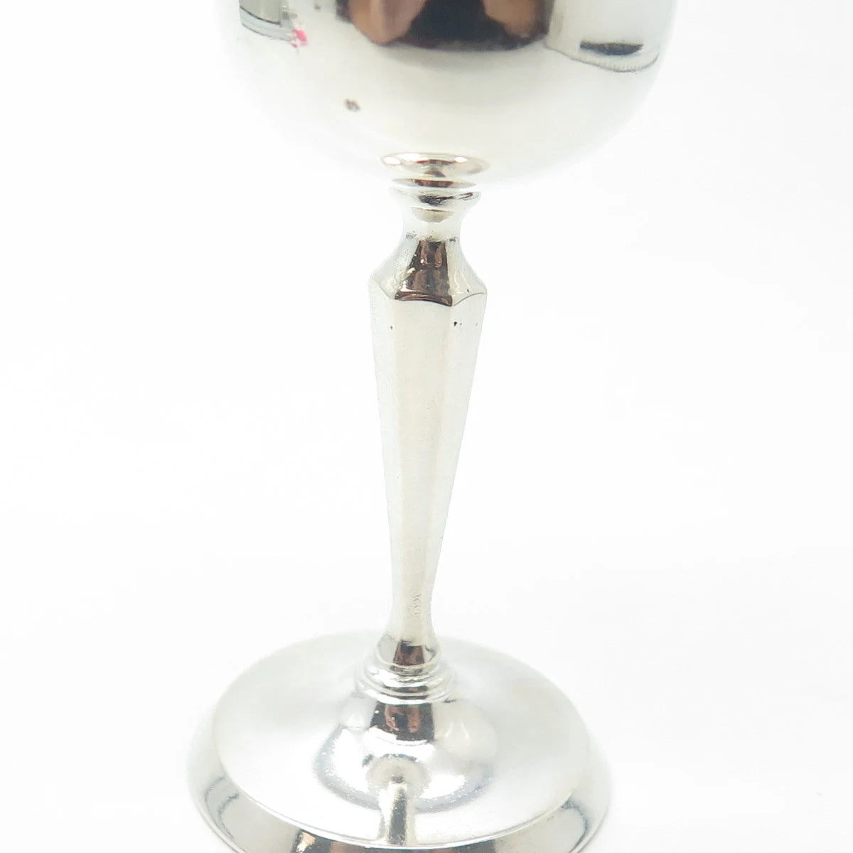 800 Silver Antique Art Deco Germany Handcrafted Wine Goblet Cup