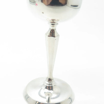800 Silver Antique Art Deco Germany Handcrafted Wine Goblet Cup