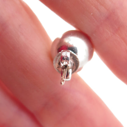 Tiffany & Co. 925 Sterling Silver Vintage HardWear 10mm Ball Stud Earrings
