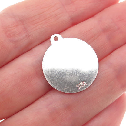 Sasco 925 Sterling Silver Vintage Freeport Bahamas Charm Pendant