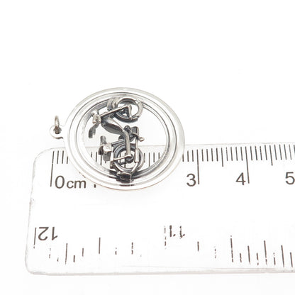 Payton Pepper & Sons 925 Sterling Silver Vintage 1966 Birmingham Bicycle Pendant