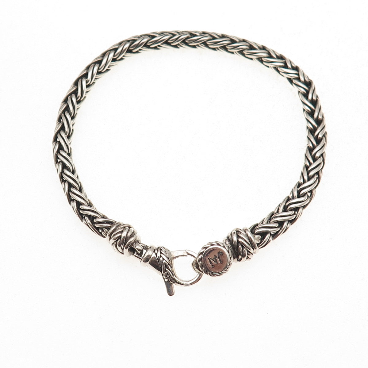 Jai by John Hardy 925 Sterling Silver Spiga Link Bracelet 7.25"