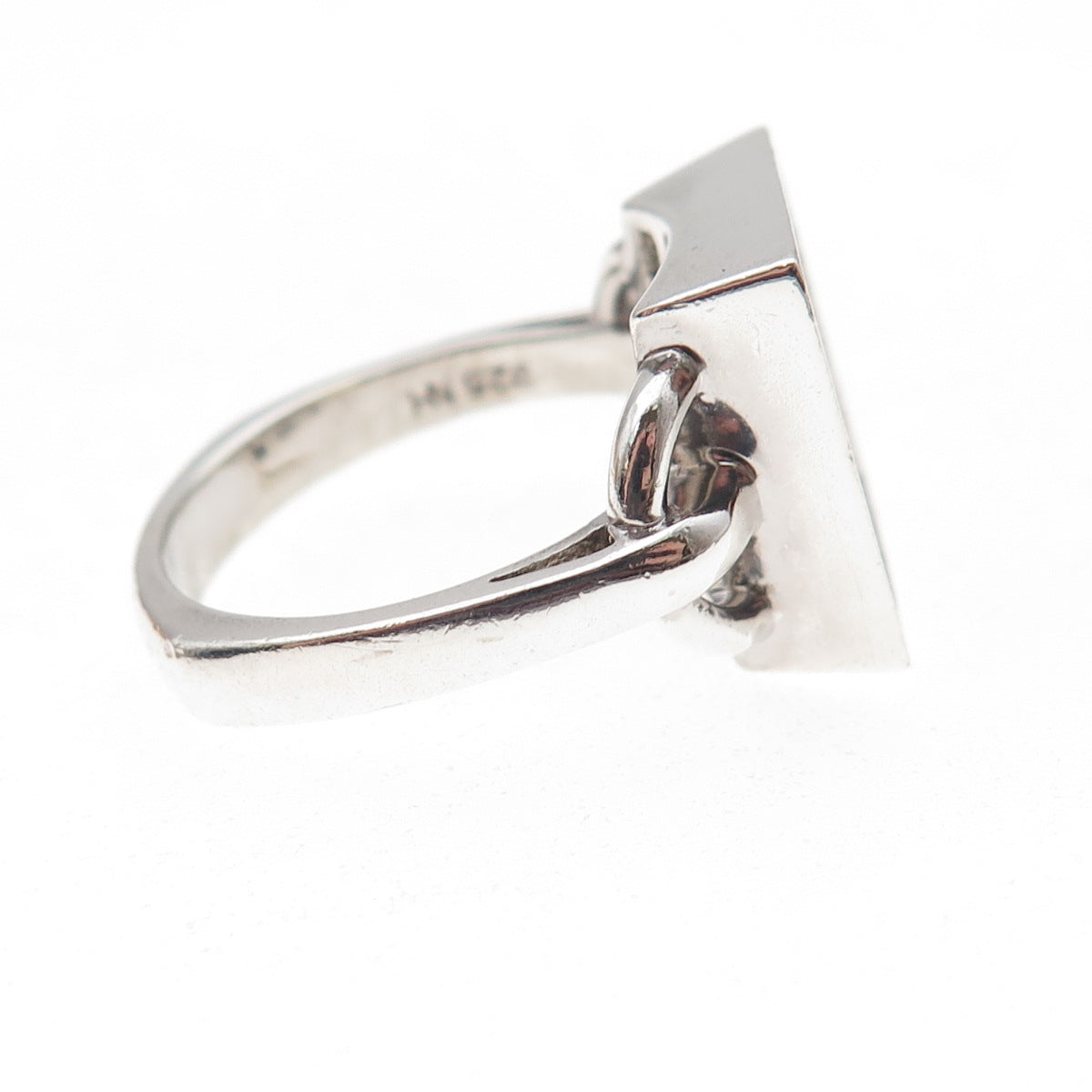 Michael Valitutti Gems En Vogue 925 Sterling Silver Round-Cut C Z Ring Size 7