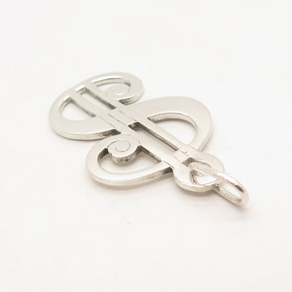 925 Sterling Silver Vintage Dollar Sign Pendant
