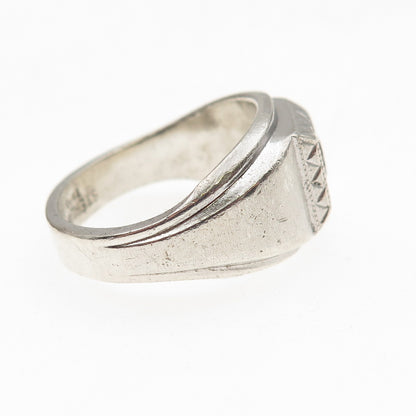 ESPO Joseph Esposito 925 Sterling Silver Antique Art Deco C Z Ring Size 9