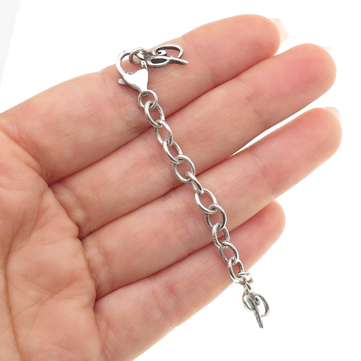 CAROLYN POLLACK 925 Sterling Silver Vintage Necklace Extender 3"