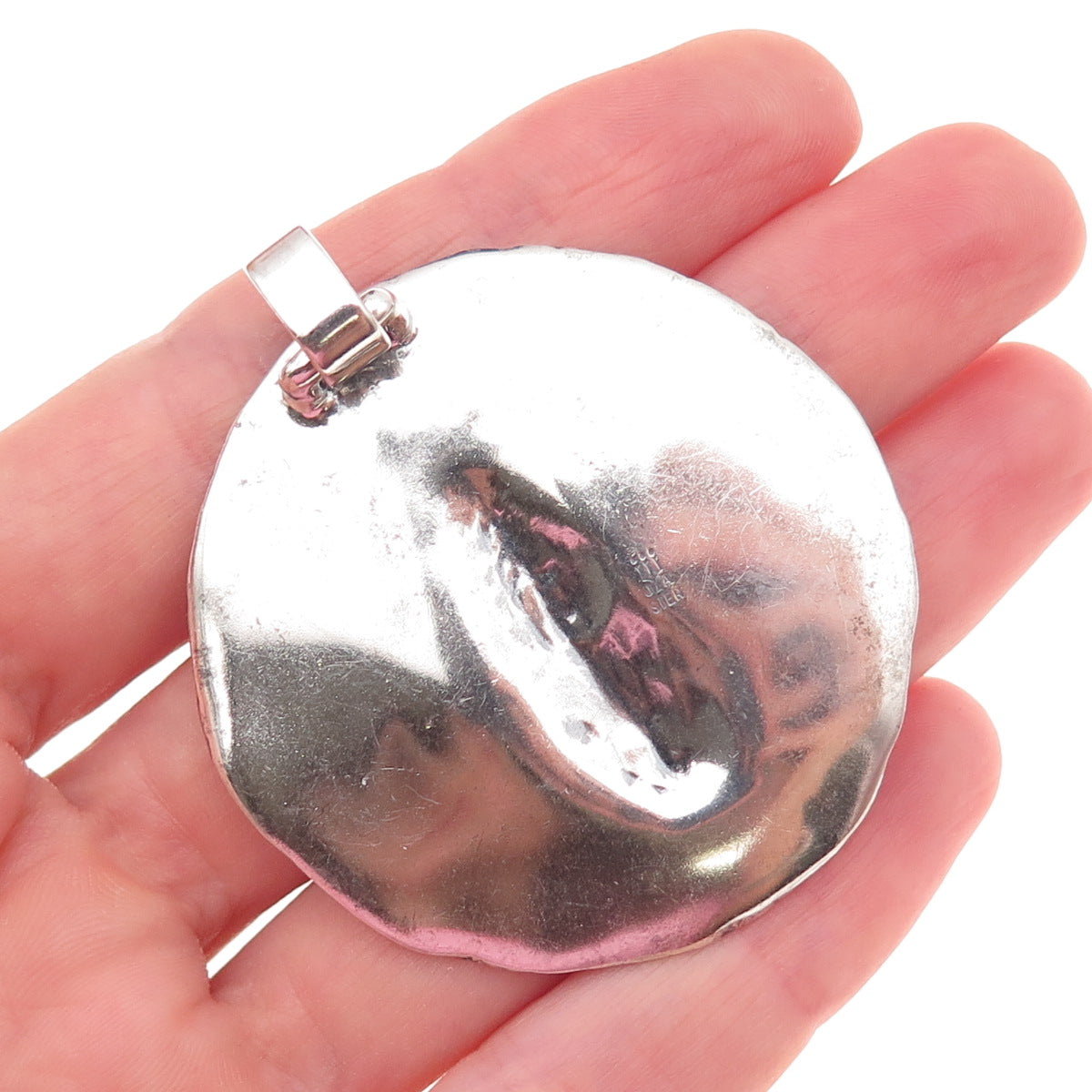 James Avery 925 Sterling Silver Vintage Wheat Sheaf Harvest Medallion Pendant