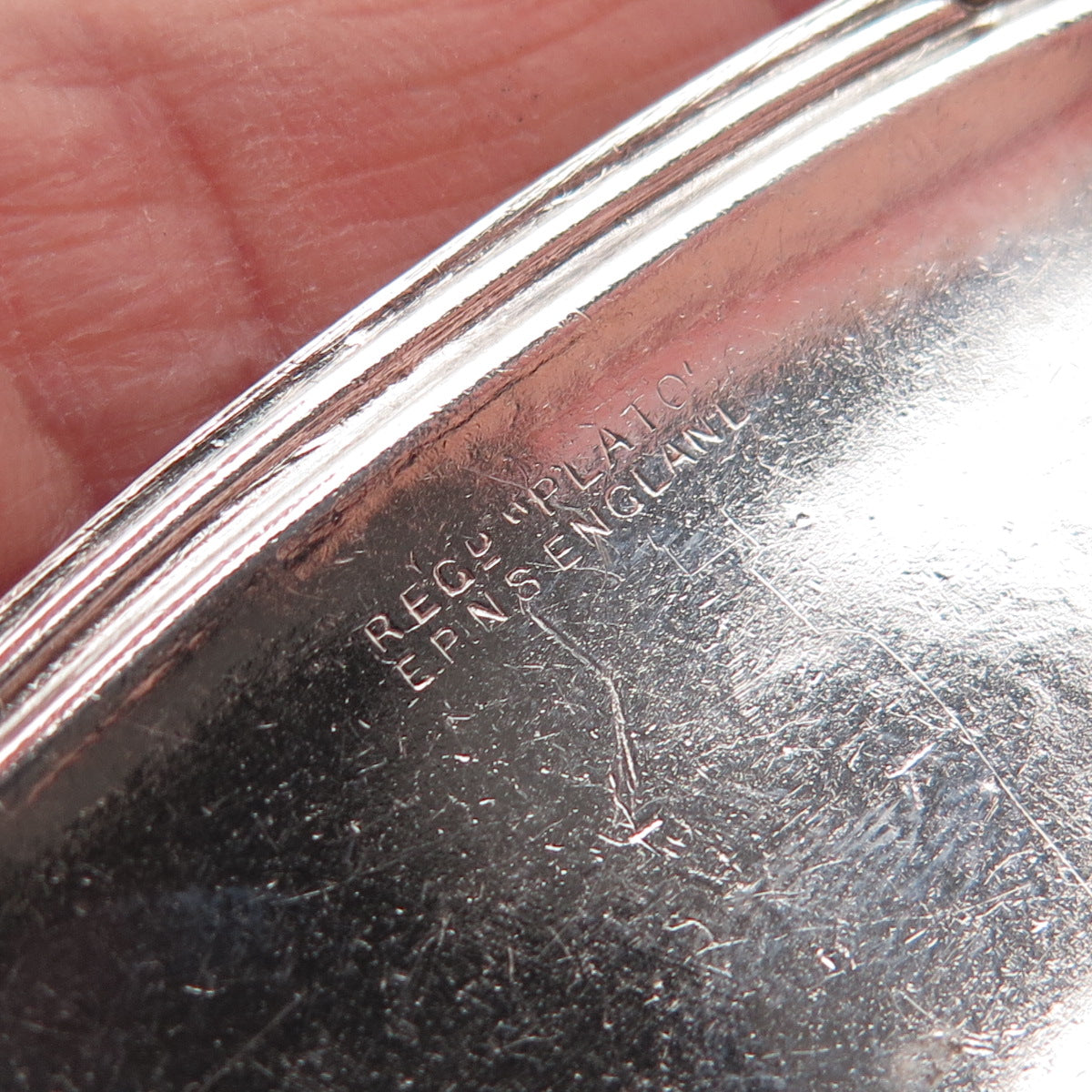 EPNS 925 Sterling Silver Vintage England Brandy Bottle Tag