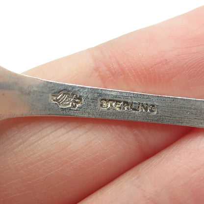 MANCHESTER 925 Sterling Silver Antique Art Deco Rhode Island Coffee Spoon