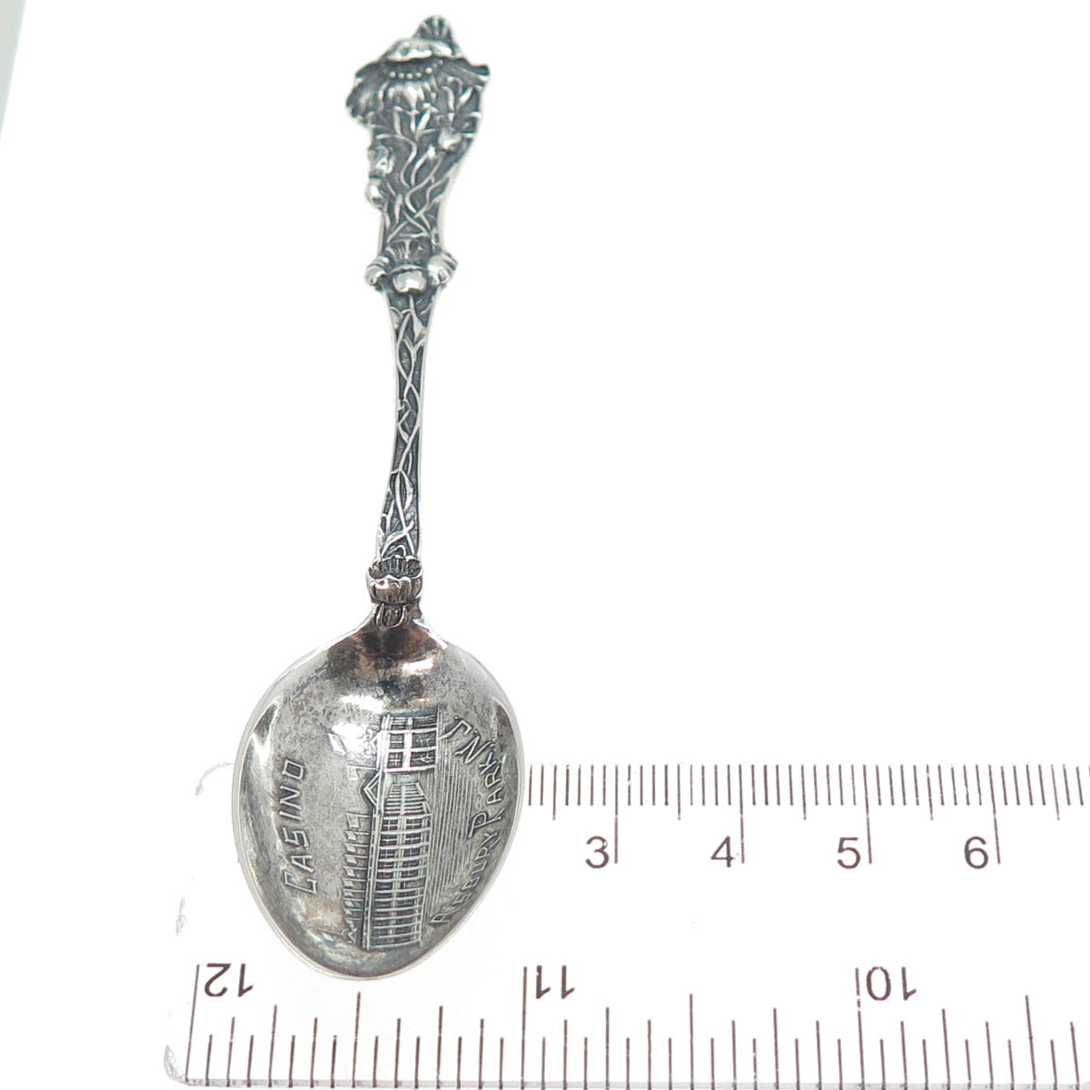 PAYE & BAKER 925 Sterling Silver Antique Casino Asbury Park NJ Coffee Spoon