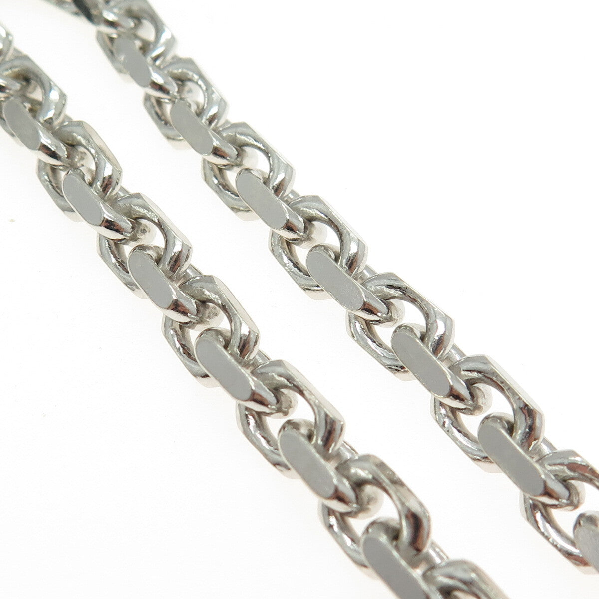 KARIZIA SPA KA-1772 925 Sterling Silver Italy Anchor Cable Link Bracelet 8.5"
