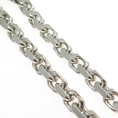 KARIZIA SPA KA-1772 925 Sterling Silver Italy Anchor Cable Link Bracelet 8.5"