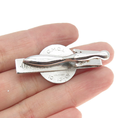 CREED 925 Sterling Silver Vintage 1961 Saint Christopher Religious Tie Clip