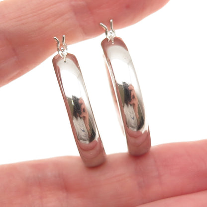 925 Sterling Silver Hoop Earrings
