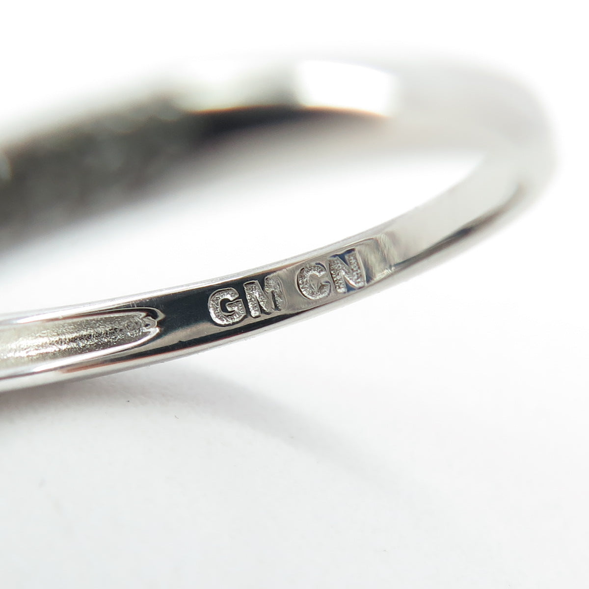 925 Sterling Silver Pear & Round-Cut Blue White C Z Ring Size 8