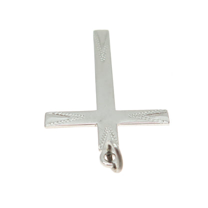 ANTAYA 925 Sterling Silver Vintage Cross Religious Charm Pendant