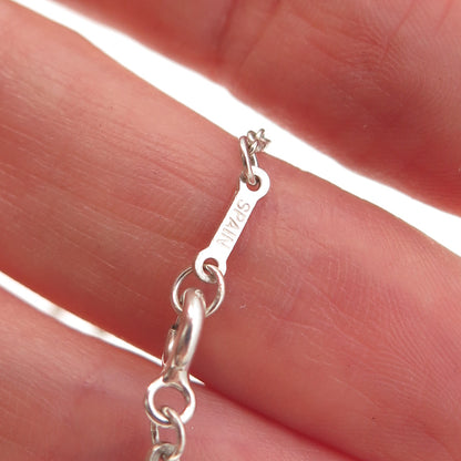 Tiffany & Co. Elsa Peretti 925 Sterling Silver Vintage Cable Chain Necklace 28"