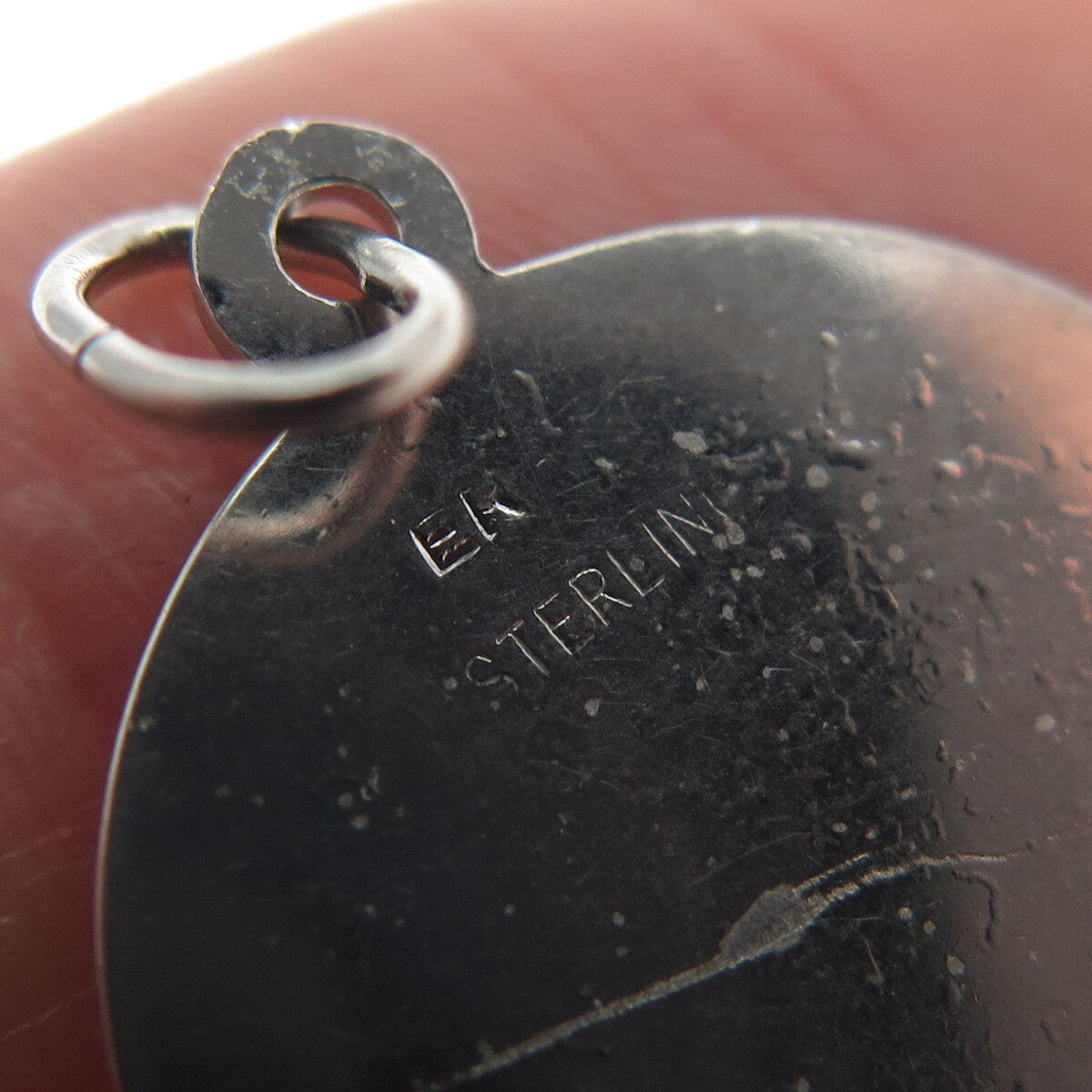 925 Sterling Silver Vintage Sweet 16 Charm Pendant