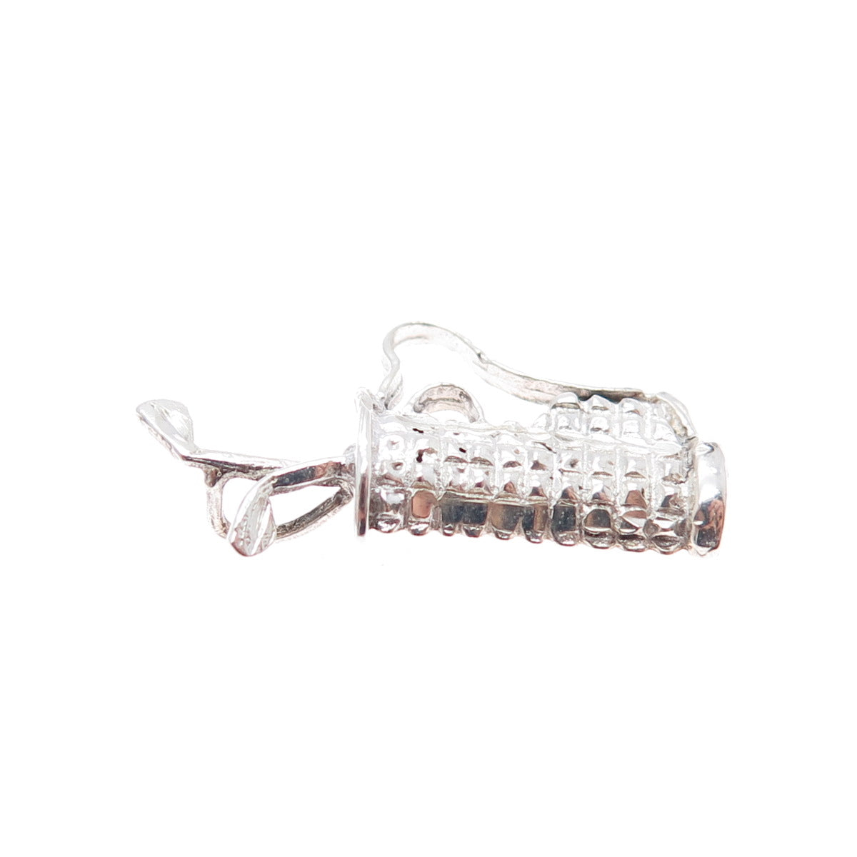 925 Sterling Silver Vintage Gold Club Minimalist Charm Pendant