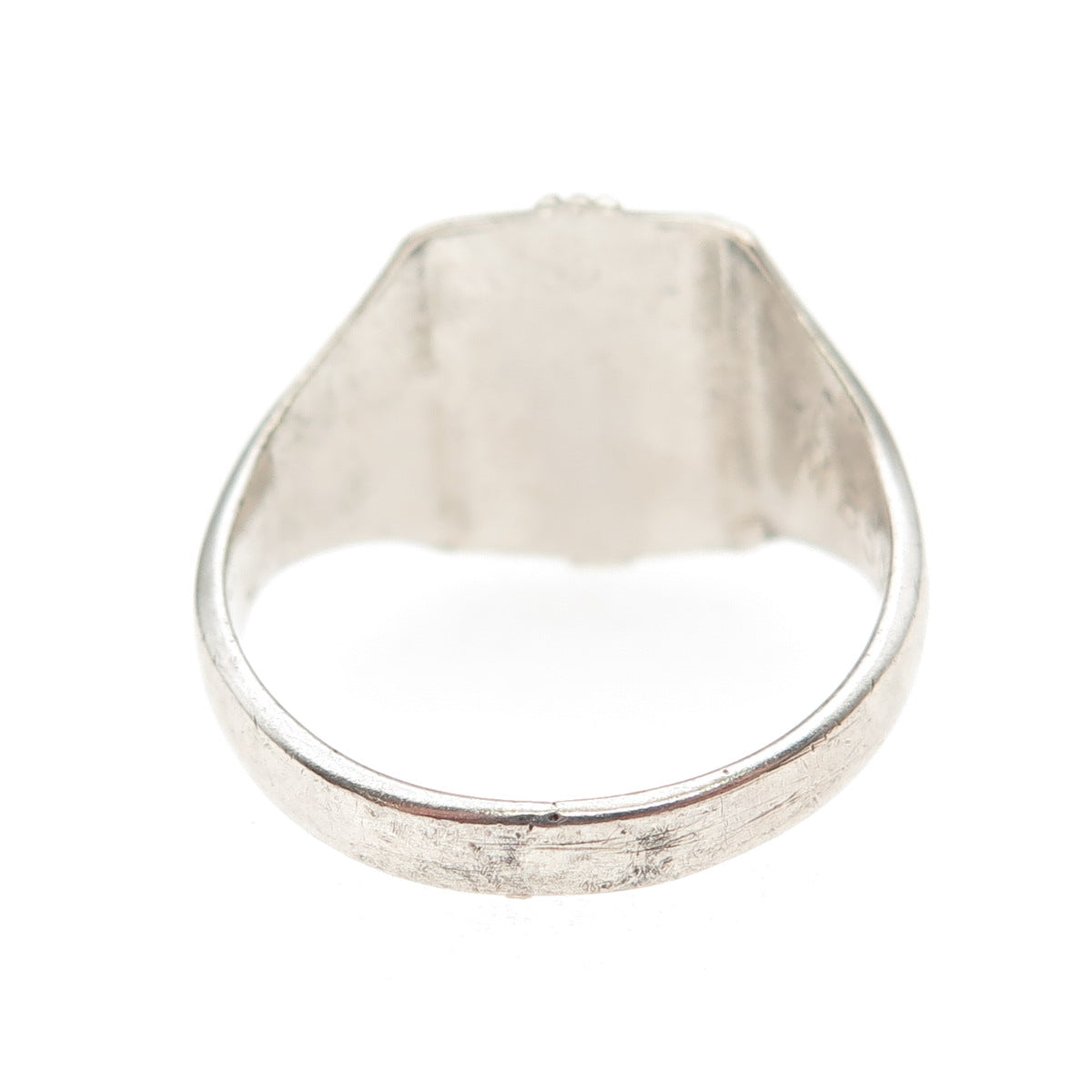 SK&F 925 Sterling Silver Antique Art Deco Enamel Catholic School Ring Size 10