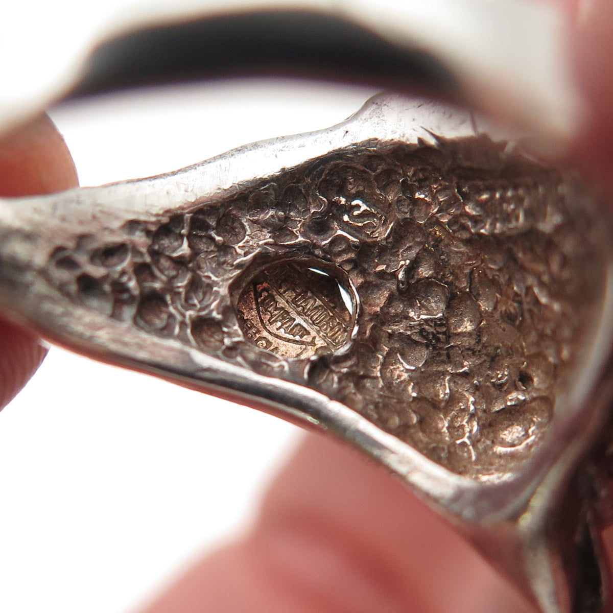 Harley-Davidson 925 Sterling Silver Vintage Eagle Oxidized Ring Size 6.75