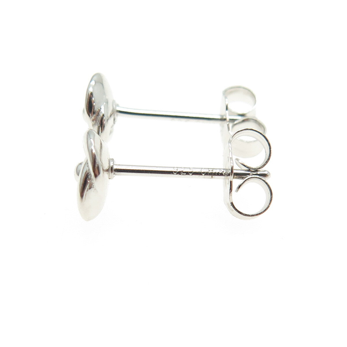 925 Sterling Silver Rose Flower Stud Earrings