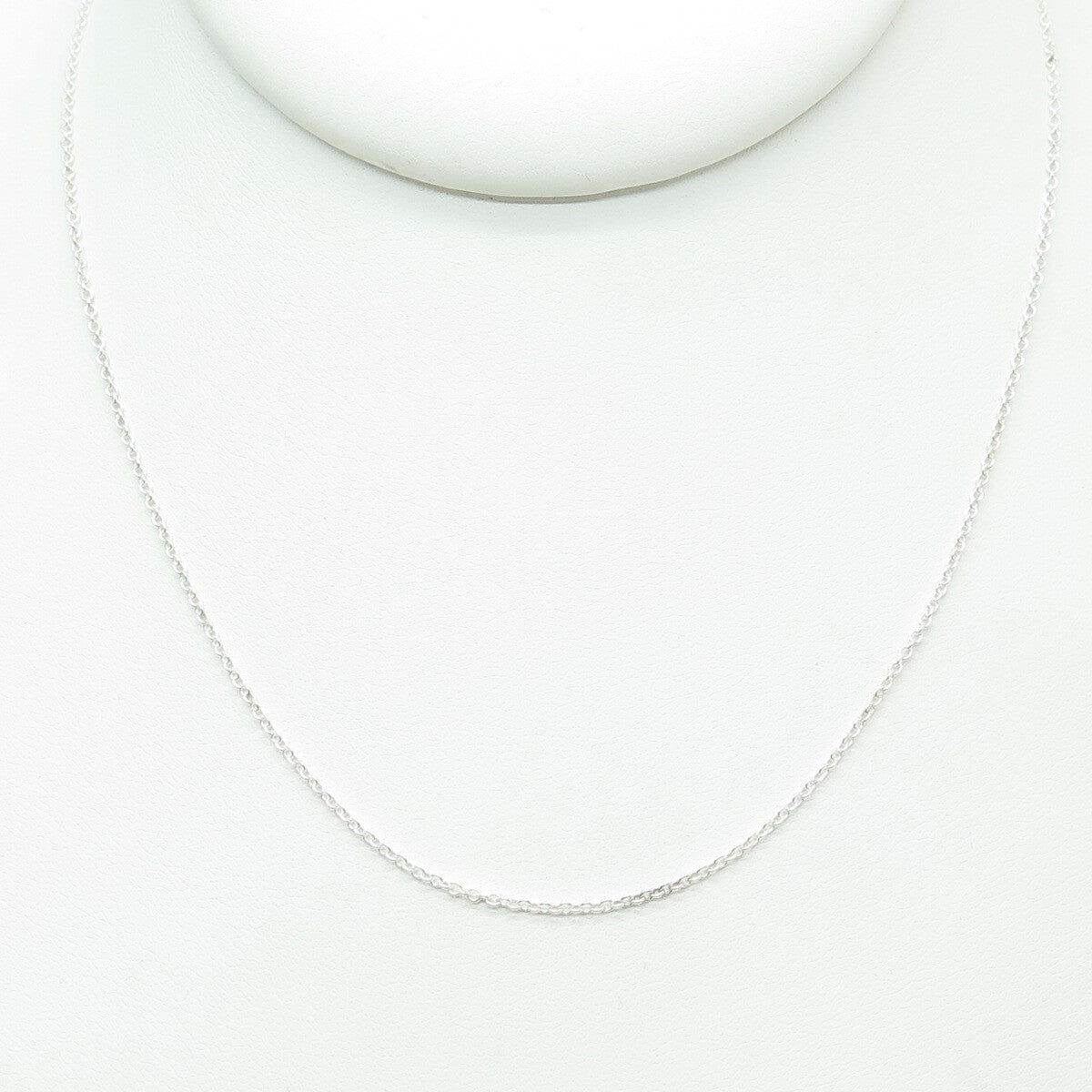925 Sterling Silver Italy Cable Chain Necklace 18"