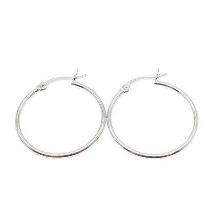 925 Sterling Silver Hoop Earrings