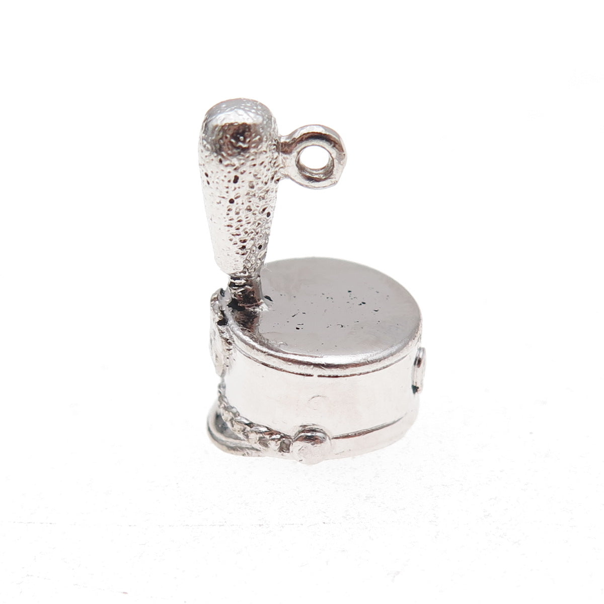 Kinney 925 Sterling Silver Vintage Drum Majorette Band Leader Hat Charm Pendant