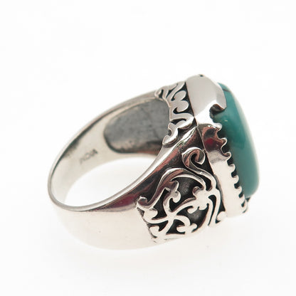 SILPADA 925 Sterling Silver Vintage Real Kingman Turquoise Ring Size 9.25
