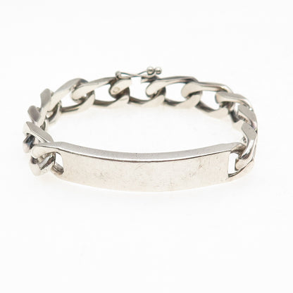 Tiffany & Co. 925 Sterling Silver Vintage Cuban Link ID Bracelet 6.75"