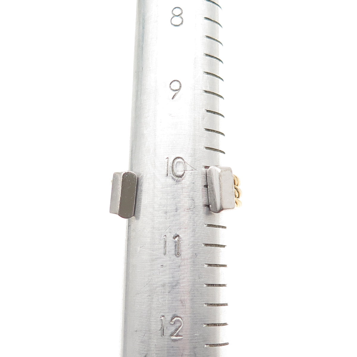 925 Sterling Silver & Steel 2-Tone Real Diamond Adjustable Ring Size 6.75-10.5