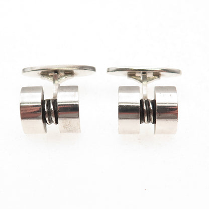 Georg Jensen 925S Sterling Silver Vintage Denmark Modernist Cufflinks #67