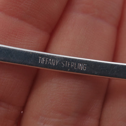 TIFFANY & CO. 925 Sterling Silver Vintage Eric ID Bracelet 6.5" (missing lock)