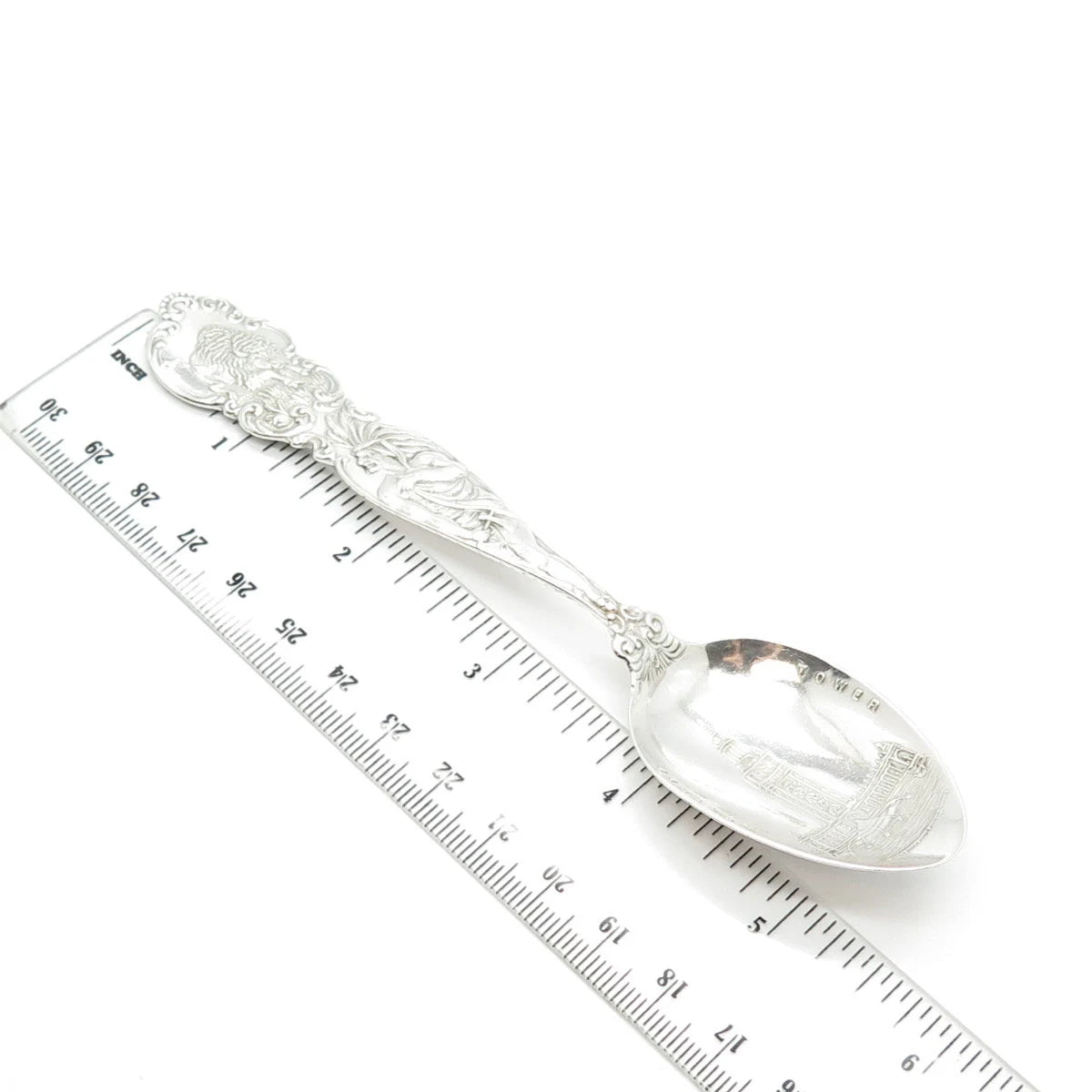 925 Sterling Silver Antique American Souvenir Co. Ornate Spoon