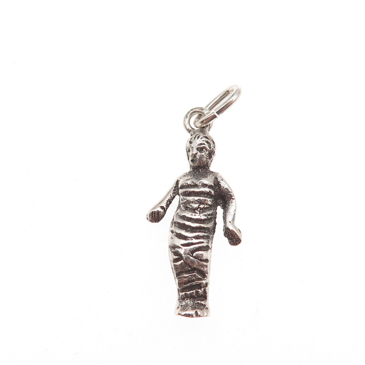 925 Sterling Antique Art Deco Andrea della Robbia Swaddled Child Charm Pendant