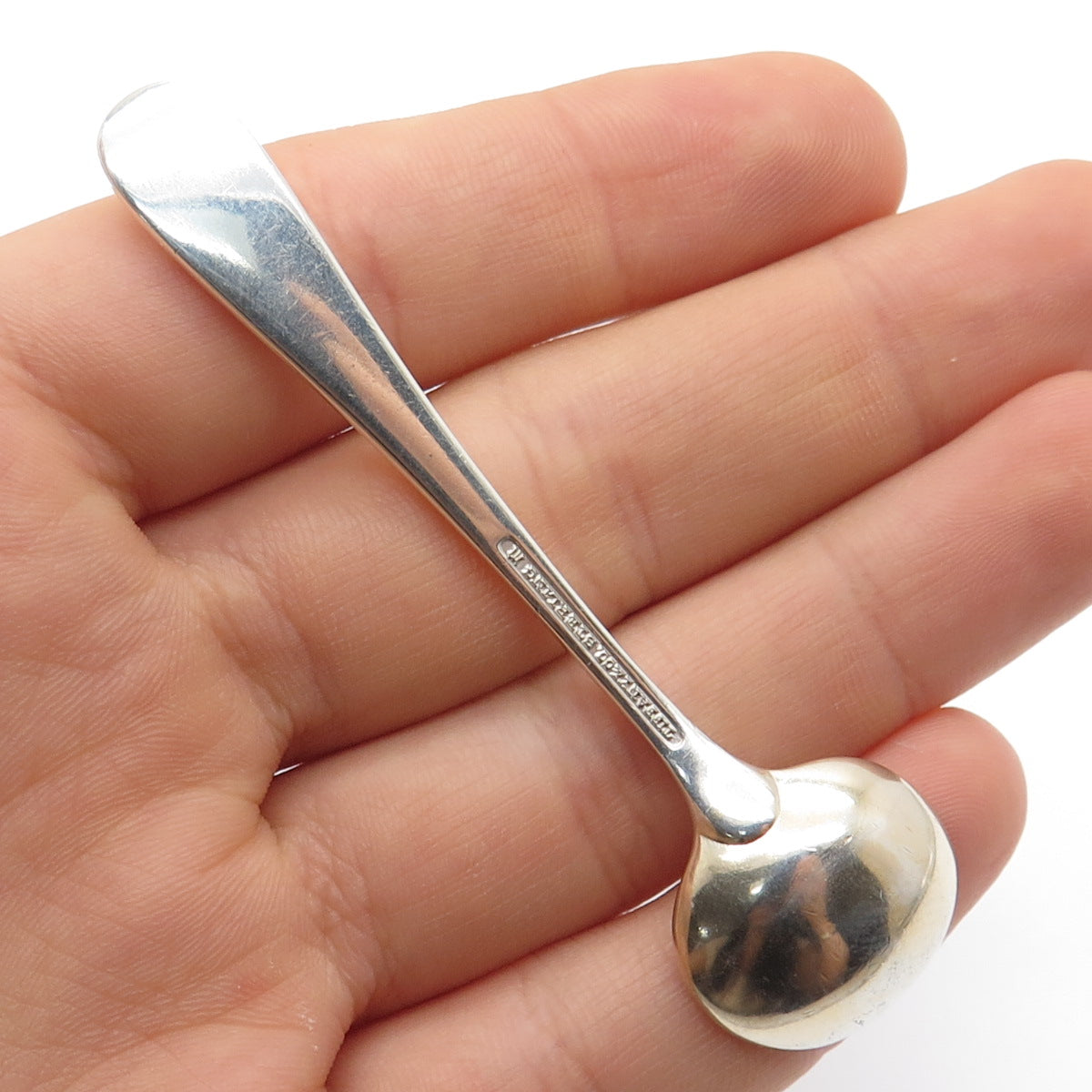 TIFFANY & CO. 925 Sterling Silver Vintage 1958 Tail Salt & Spices Spoon