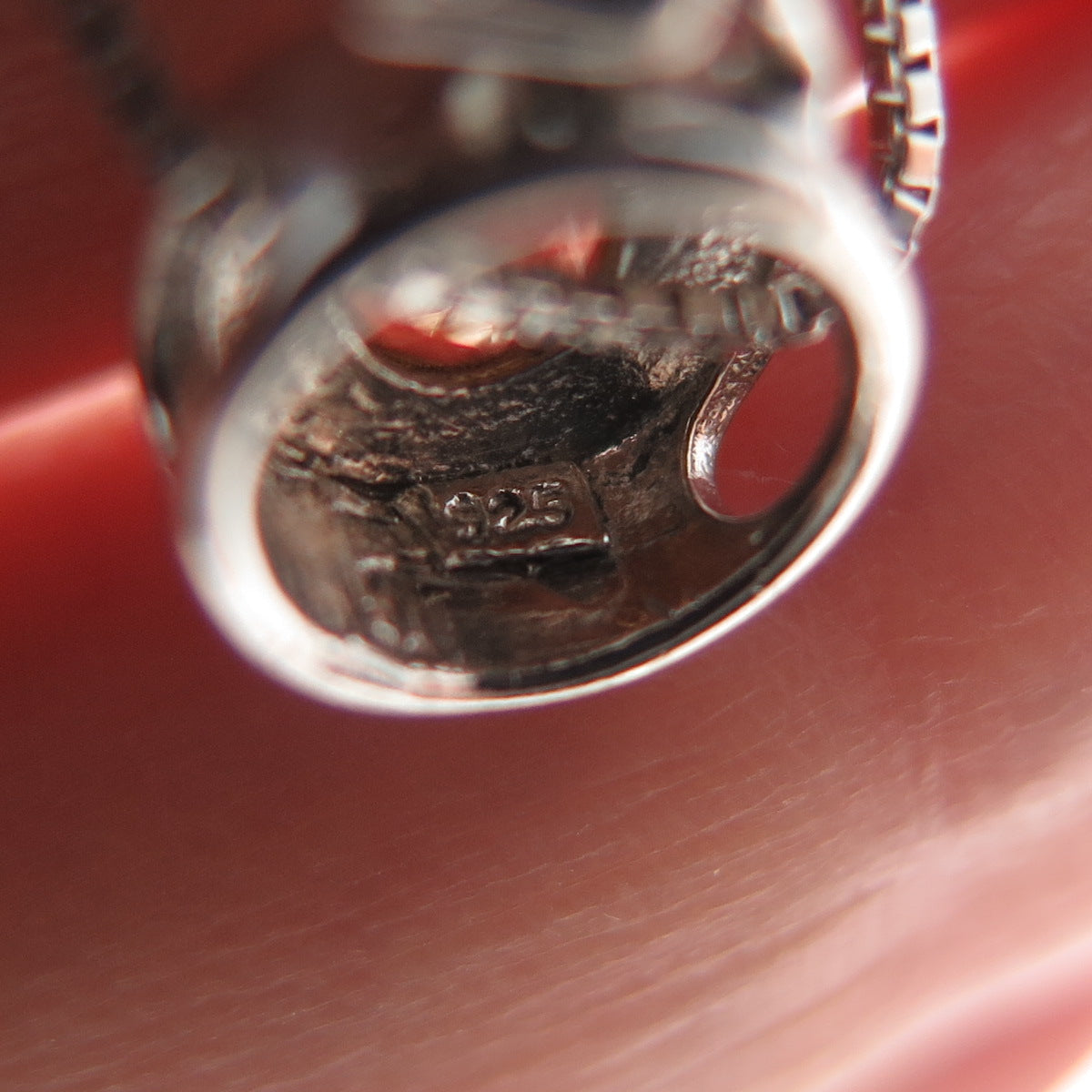 925 Sterling Silver Real Amethyst & Citrine Box Chain Necklace 18"