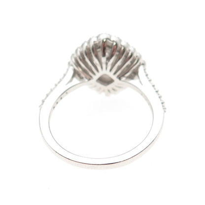 925 Sterling Silver Round-Cut C Z Promise Ring Size 6.75