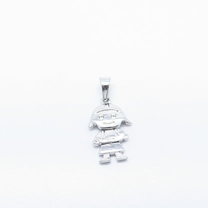 925 Sterling Silver Girl Pendant