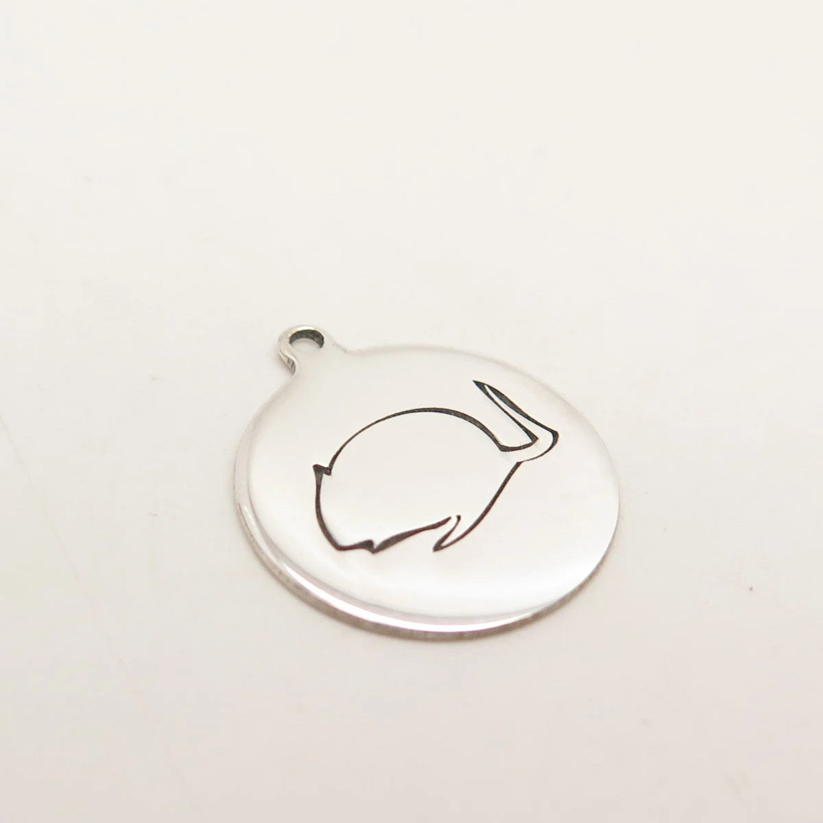 925 Sterling Silver USA Two In Town Mouse Charm Pendant