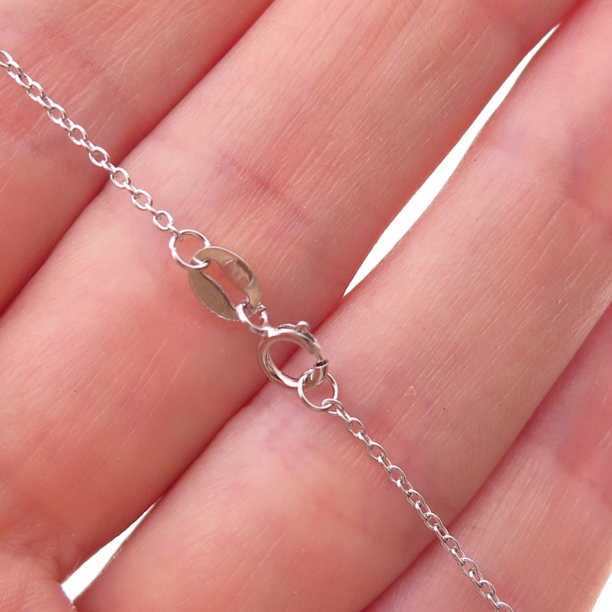 Alwand Vahan 925 Sterling Real Blue & White Topaz Snowflake Chain Necklace 18"