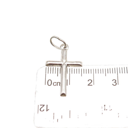925 Sterling Silver Italy Cross Religious Charm Pendant