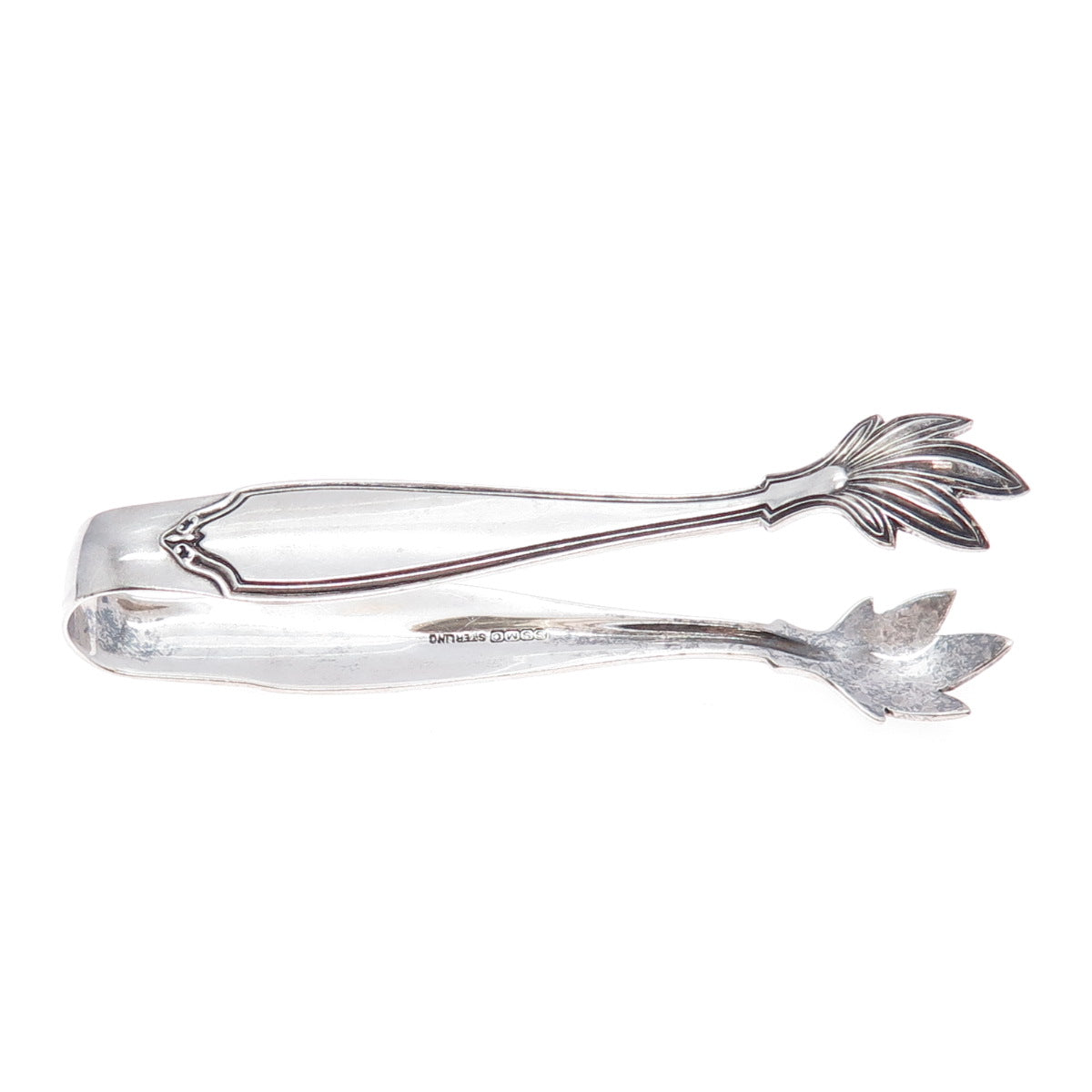 SAART BROS 925 Sterling Silver Antique 1900 La Tosca Sugar Tongs