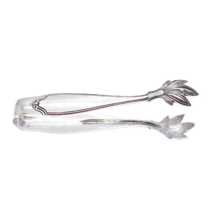 SAART BROS 925 Sterling Silver Antique 1900 La Tosca Sugar Tongs