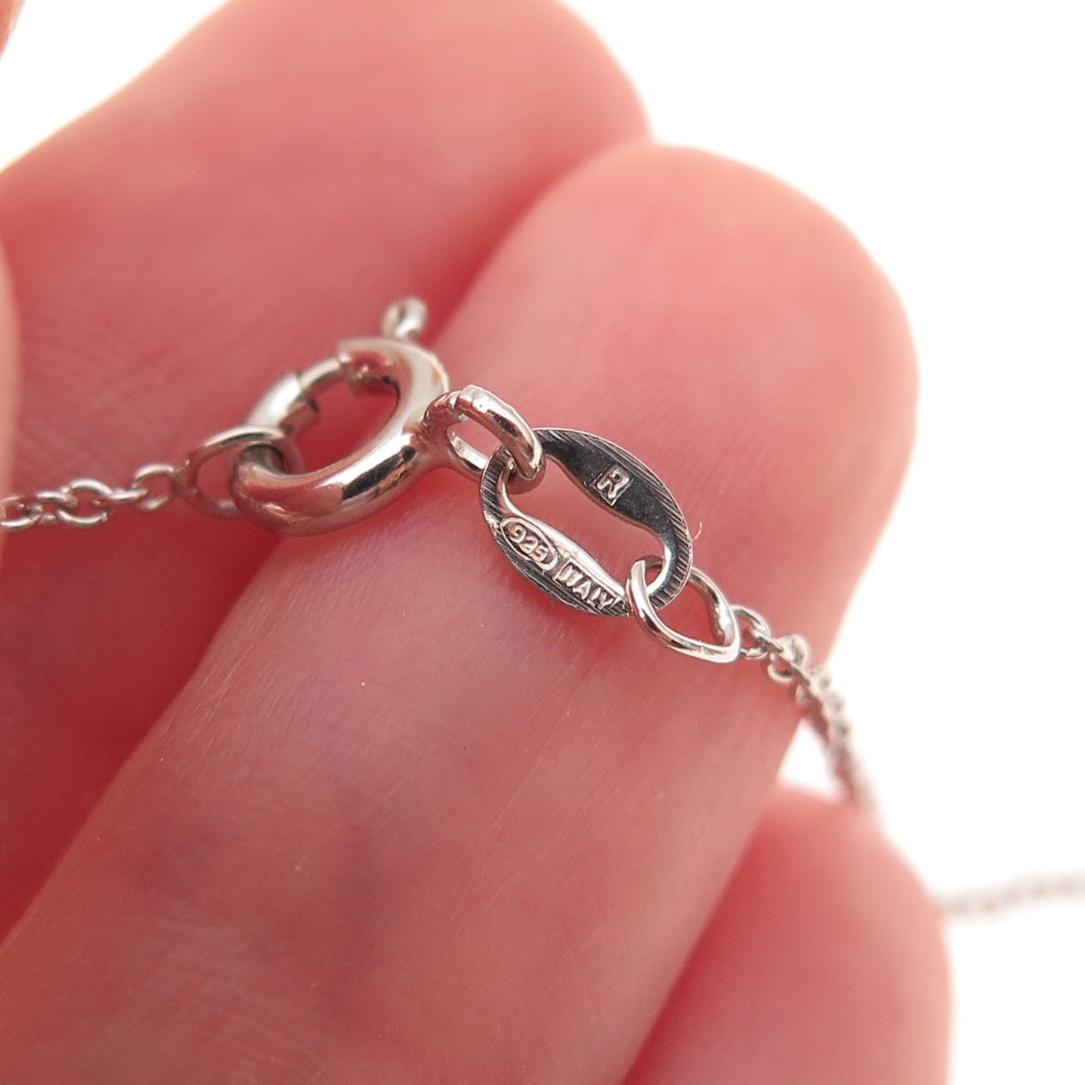 Chuck Clemency 925 Sterling Silver Real Tanzanite Cross Cable Chain Necklace 18"
