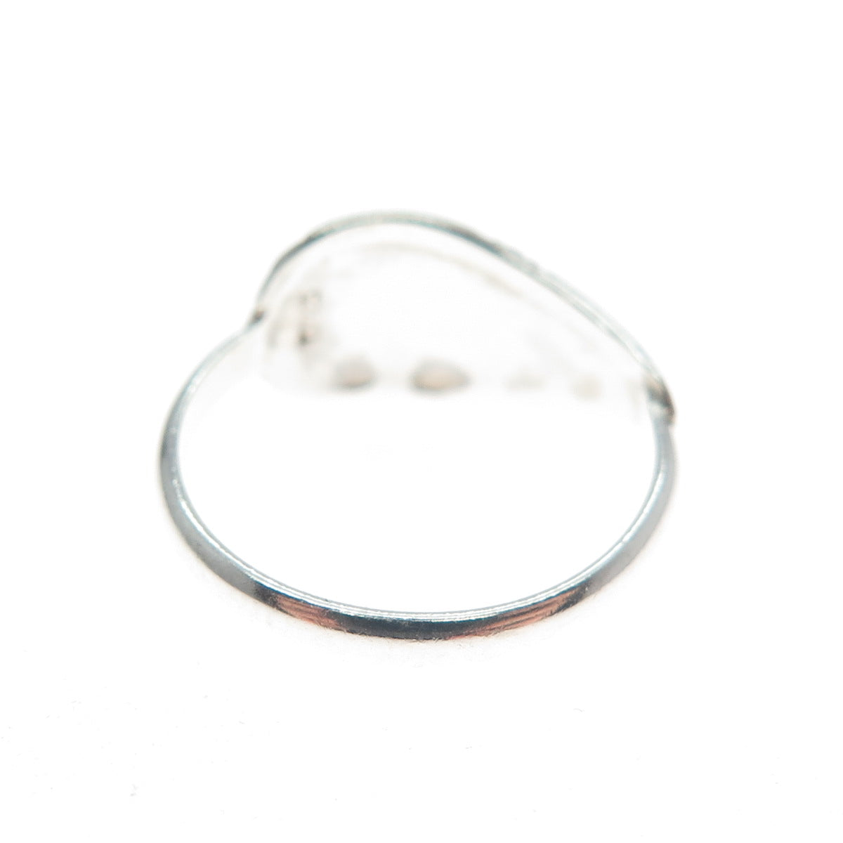 925 Sterling Silver Vintage Angel Wing Ring Size 4