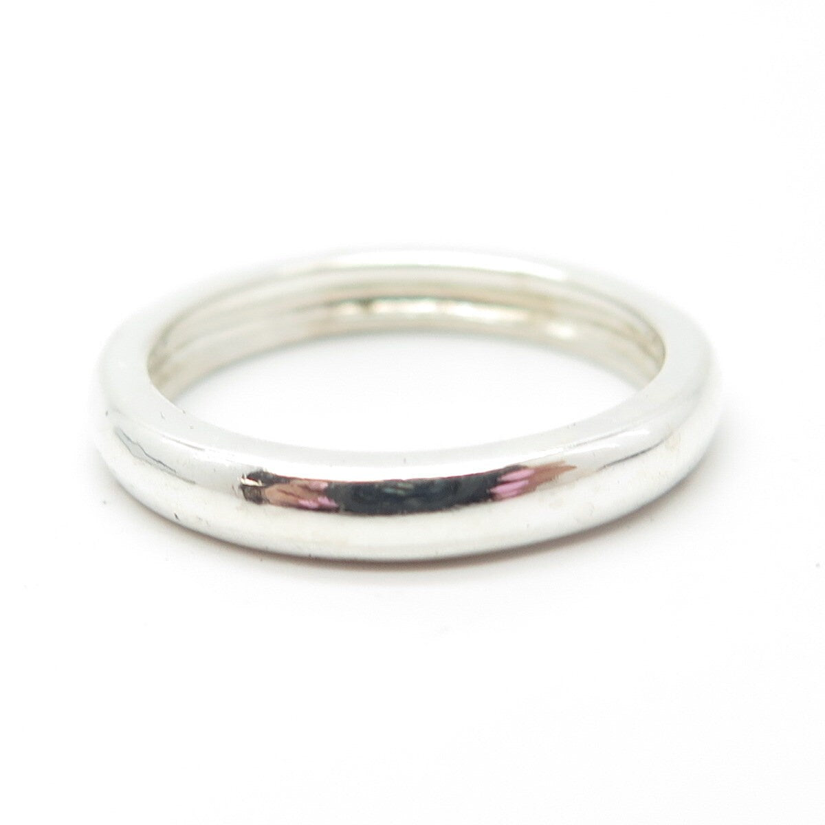 925 Sterling Silver Vintage Michelle Albala Classic Band Ring Size 8