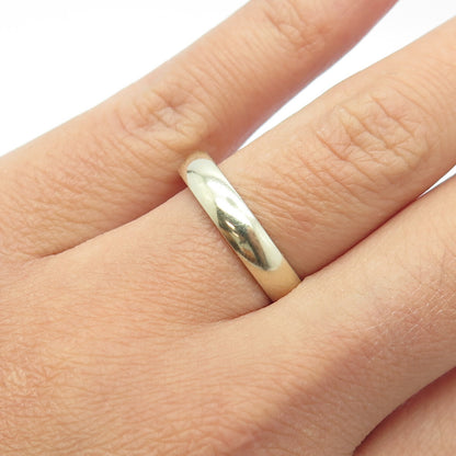 925 Sterling Silver Classic Band Ring Size 7.25